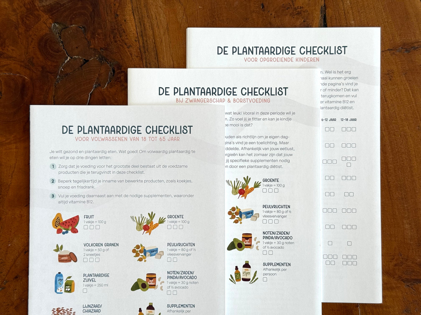 Folder: De plantaardige checklist - set van 3